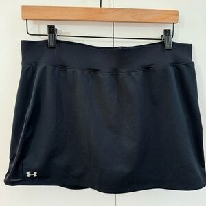 Under armour black tennis skirt | 14” length | size large